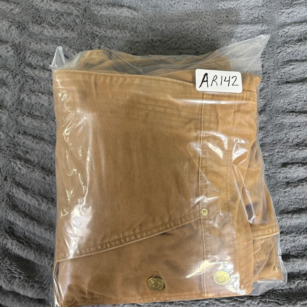 Carhartt R01-M Relaxed Fit Duck Bib Overalls Carhartt Brown 36x28 Mens Workwear